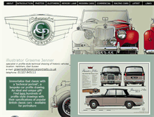 Tablet Screenshot of classiccarportraits.co.uk